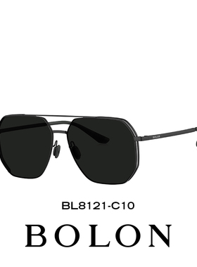 BOLON暴龙眼镜25新品双梁偏光太阳镜飞行员开车驾驶墨镜男BL8121