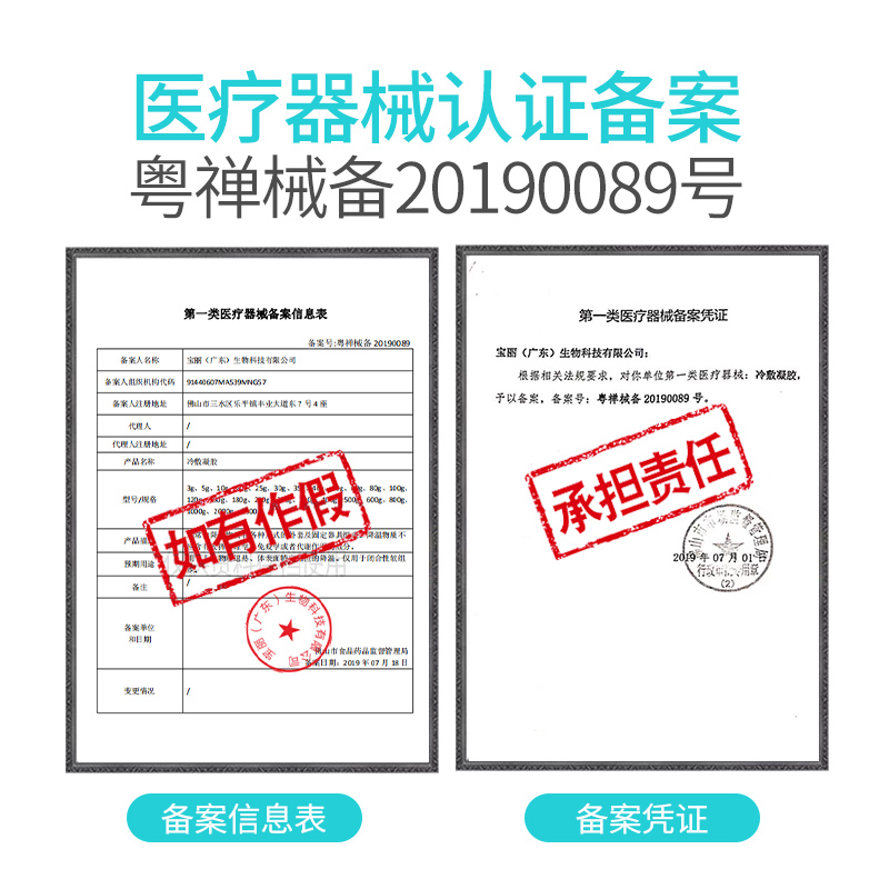 智爵医疗器械专营店荣晟医用冷敷凝胶医美术后敏感肌舒缓褪红晒后烫伤修护无菌敷料1