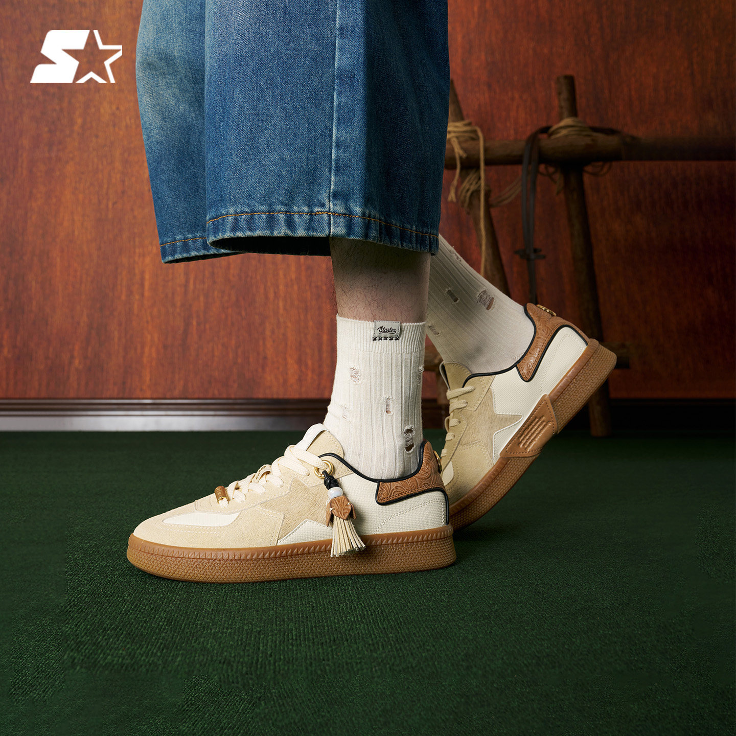 黄景瑜同款珍藏德训鞋STARTER2026春新款马年特别版运动男休闲鞋,淘宝优惠券,粉丝福利购,淘宝优惠卷