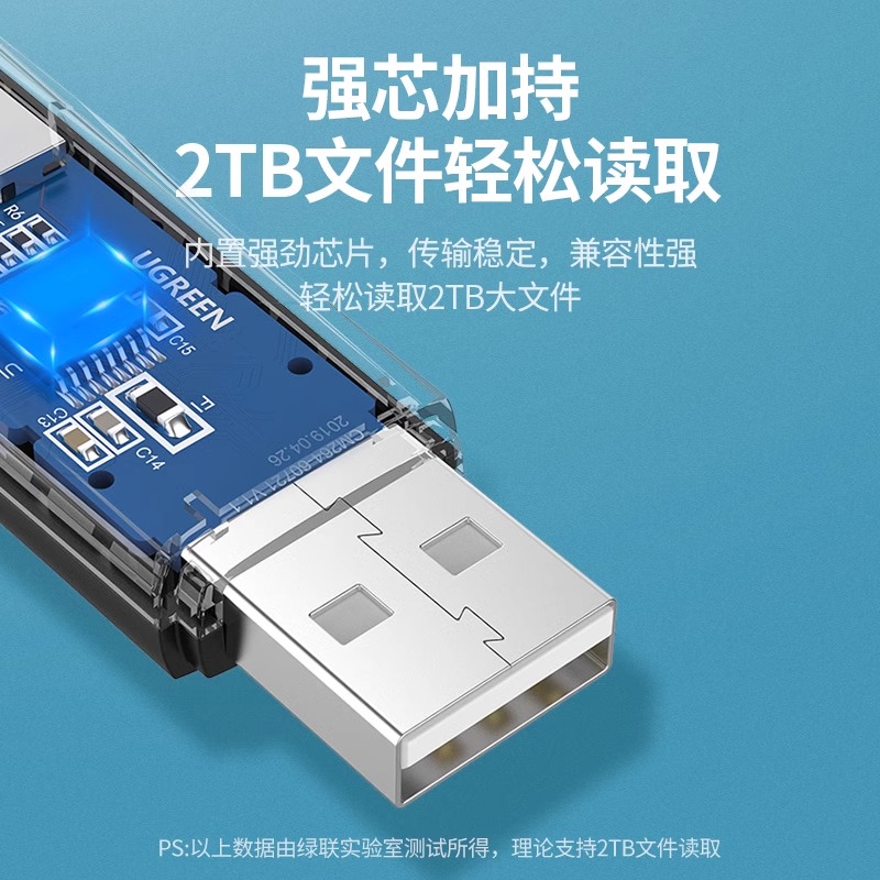 绿联读卡器相机sd卡tf卡二合一万能usb3.0高速读取转换器行车记录仪内存储存卡手机电脑单反相机微单照片通用