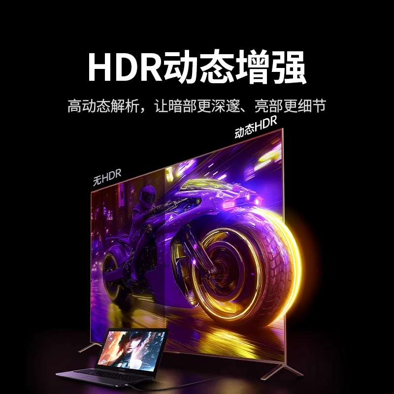 绿联typec转dp线2.1转换2K240/360Hz接头displayport适用Mac安卓iPhone17雷电4/3笔记本usbc外接显示器接口 - 图1