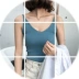 2019 phụ nữ mới port rượu vang retro chic sling đáy áo không tay đan áo vest nữ mùa hè - Áo ba lỗ