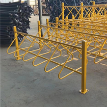 Clamping-type bike parking stand upright fixed frame outdoor spiral bike parking space electric car parking frame