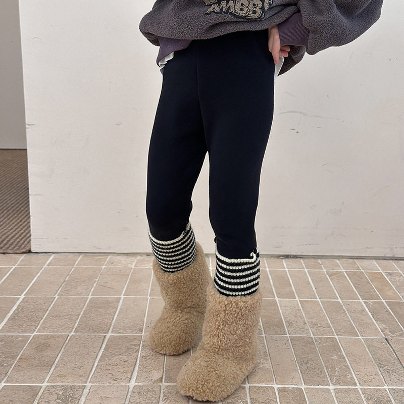 【加绒】女童裤子儿童加厚230g复合奥粒绒高弹修身羊毛拉架打底裤,淘宝优惠券,粉丝福利购,淘宝优惠卷