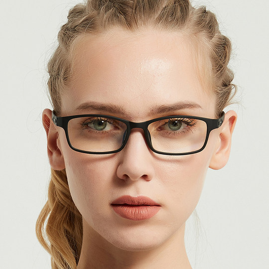 日本进口负离子防蓝光老花镜女时尚超轻防辐射高清中老年老人眼镜