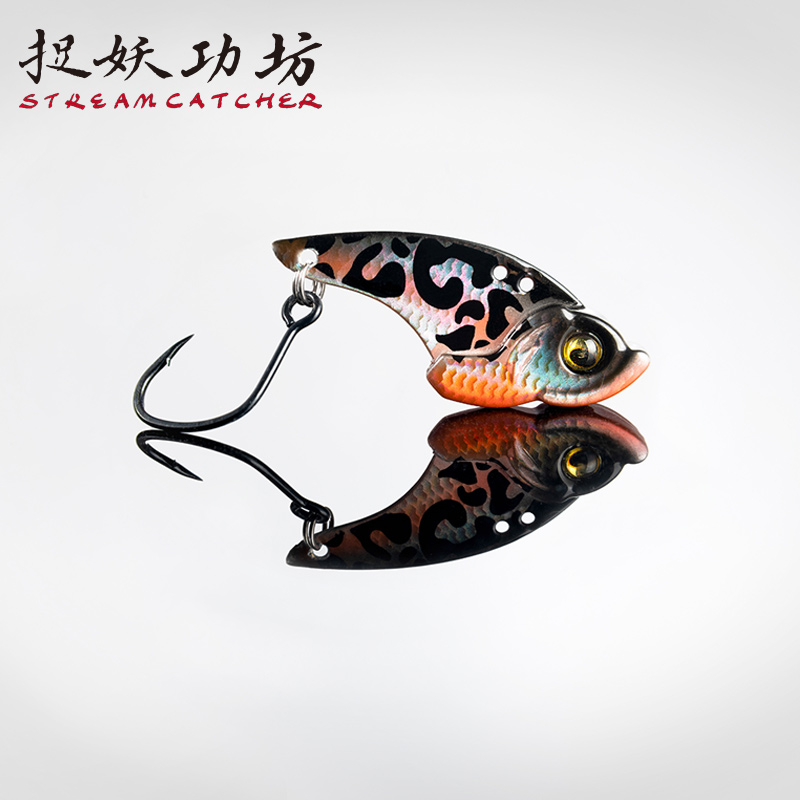 捉妖工功坊川擒豹VIB溪流专用单钩路亚假饵远投微物马口鳟鱼硬饵 - 图2