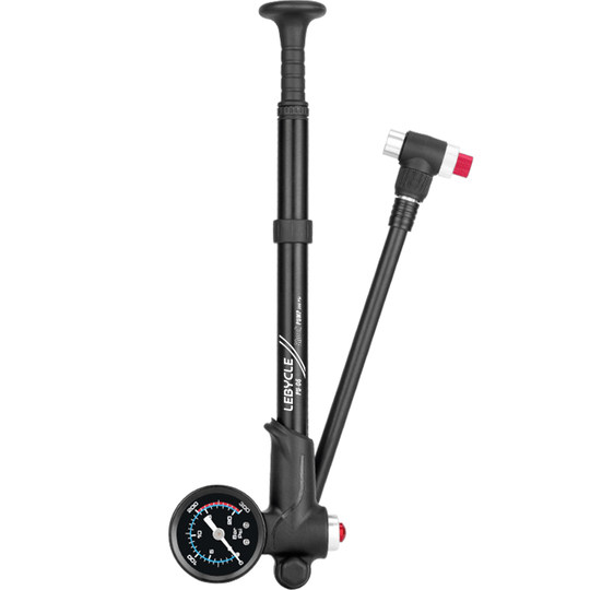 乐百客 山地车前叉打气筒避震气叉后胆300PSI高压便携式轮胎气筒