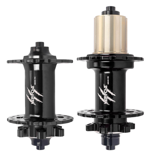 乐百客 山地自行车120响炸街花鼓六棘爪5培林通用32 36孔快拆车圈