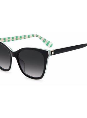 代购kate spade女士太阳镜遮光渐变镜片可配镜片塑料镜框猫眼型