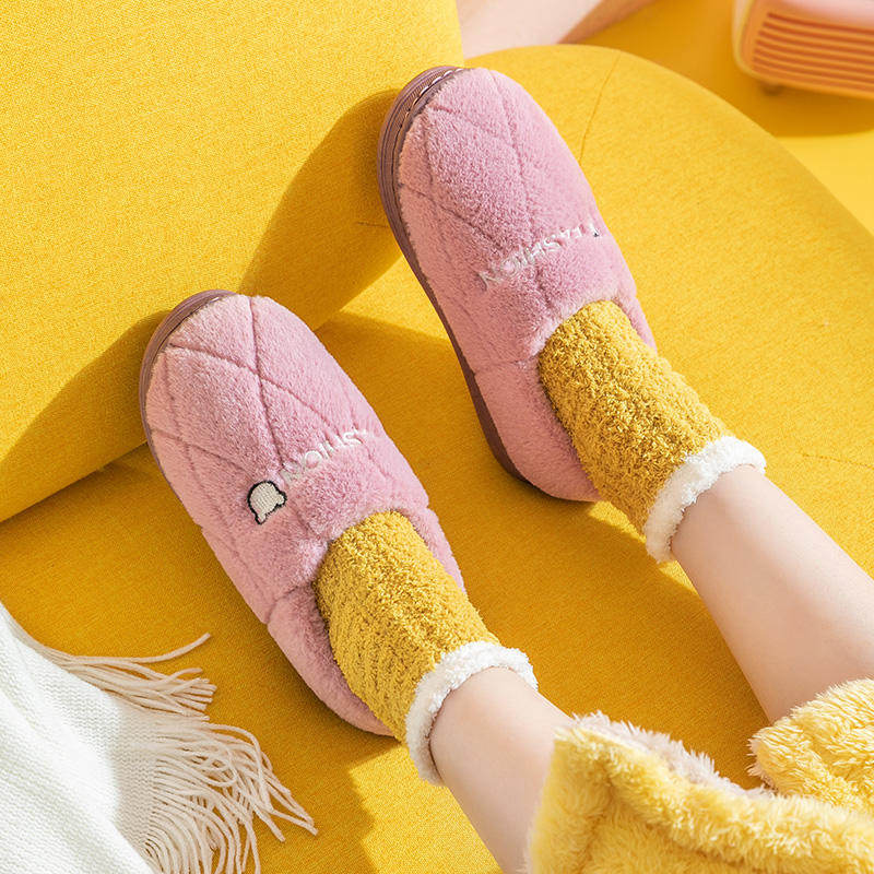 棉拖鞋男冬季2024新款包跟保暖居家居棉鞋室内家用毛毛拖鞋冬男款