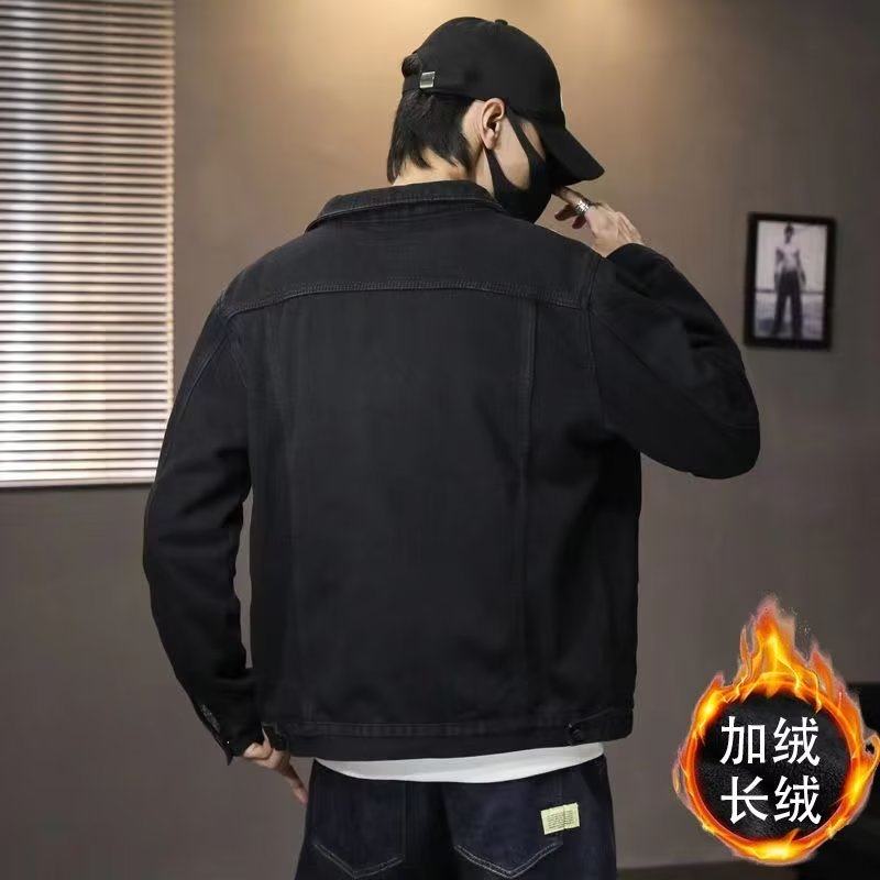 秋冬季男人干活穿加绒加厚牛仔外套汽修工人外穿耐磨工装夹克上衣,淘宝优惠券,粉丝福利购,淘宝优惠卷