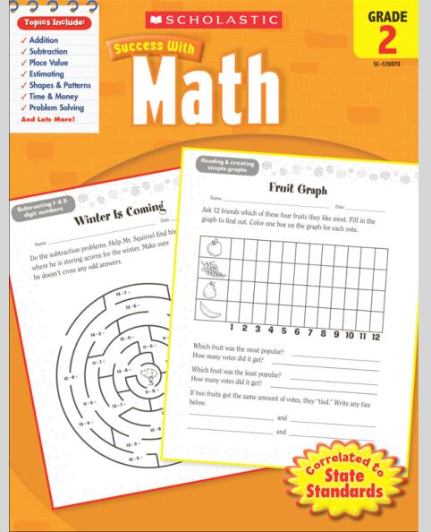 03英语素材Success With Math G1-5数学练习作业DIY源文件 - 图1