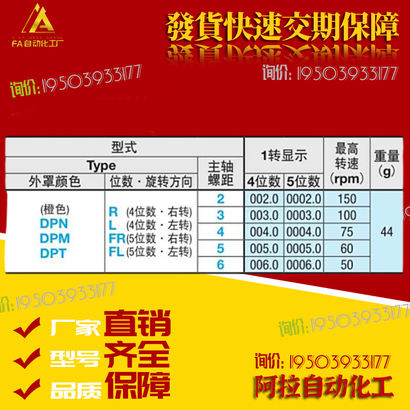 米思米小型位置显示器 DPNR/DPNL2/3/4/5/6 - 图1