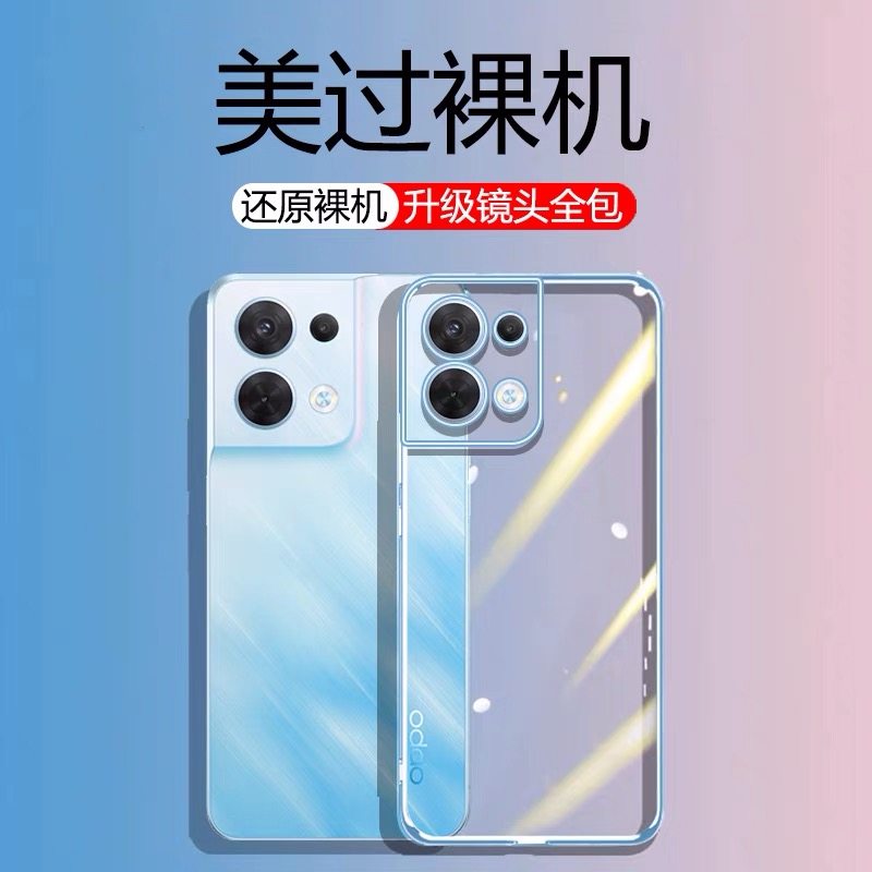 Opporeno8 mobile phone lens all-inclusive soft silicone