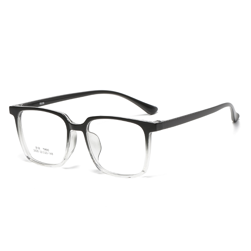 眼镜近视可配度数散光全框男款超轻TR黑方框专业网上配镜眼睛框架 - 图0