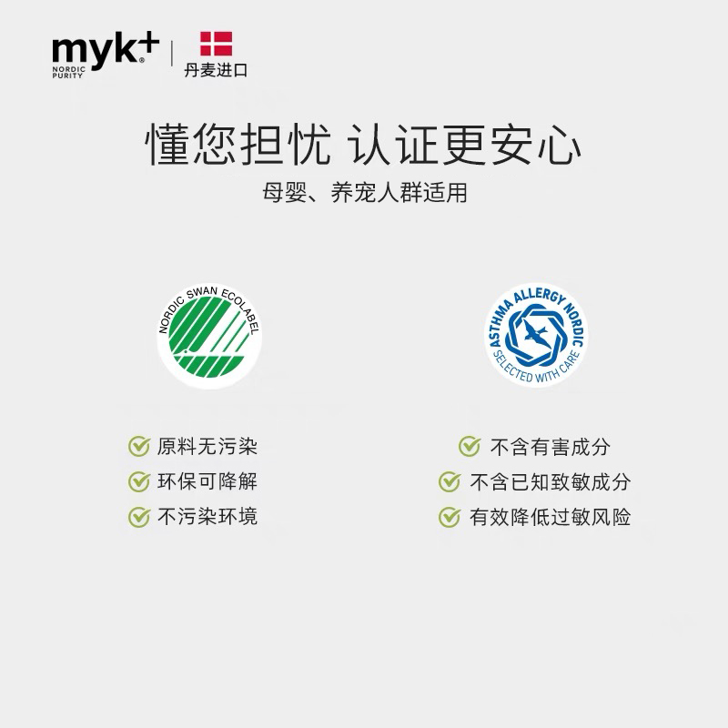 【丹麦进口】洣洣myk进口精细衣物洗护洗衣液真丝蕾丝护理洗涤剂 - 图2