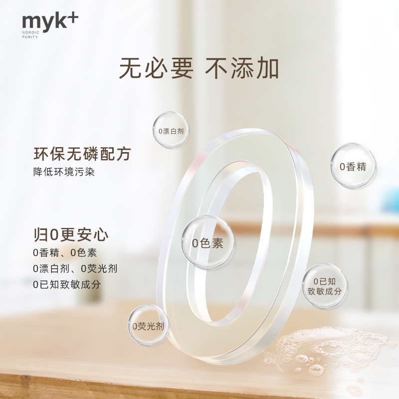 【丹麦进口】洣洣myk进口厨房多功能清洁剂橱柜油污清洗剂500ml*