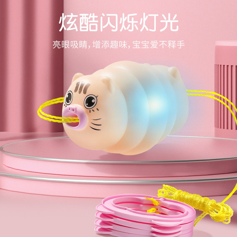 儿童小猪益智亲子互动幼儿园拉力球 贝惟玩具球类玩具/球类运动