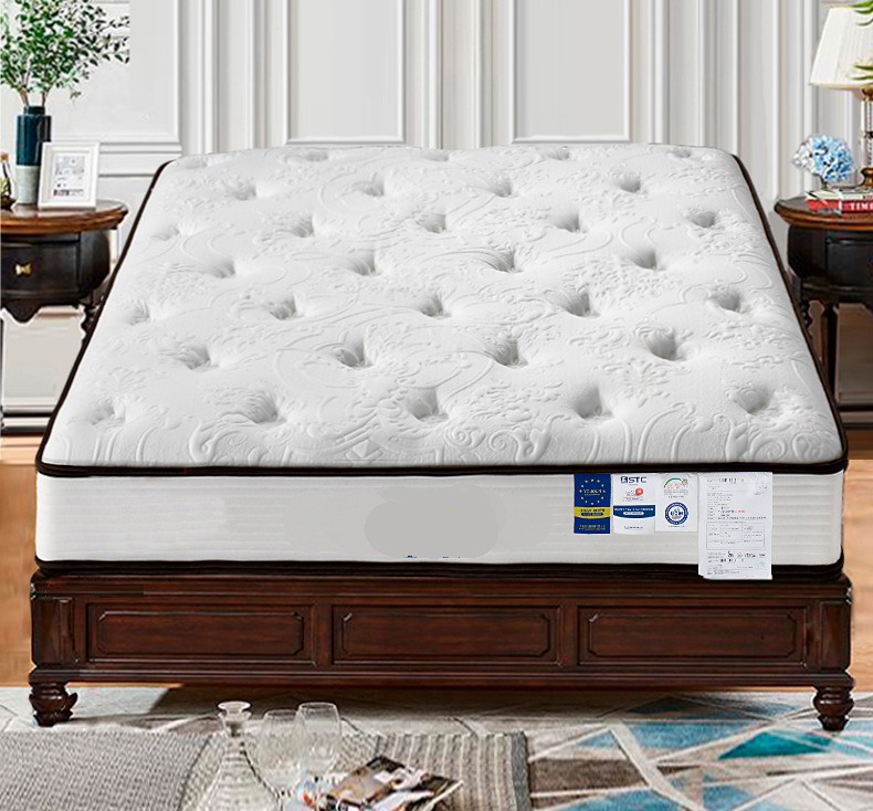mattress席梦思独立布袋簧床垫出口天然乳胶椰棕高密度护腰双面