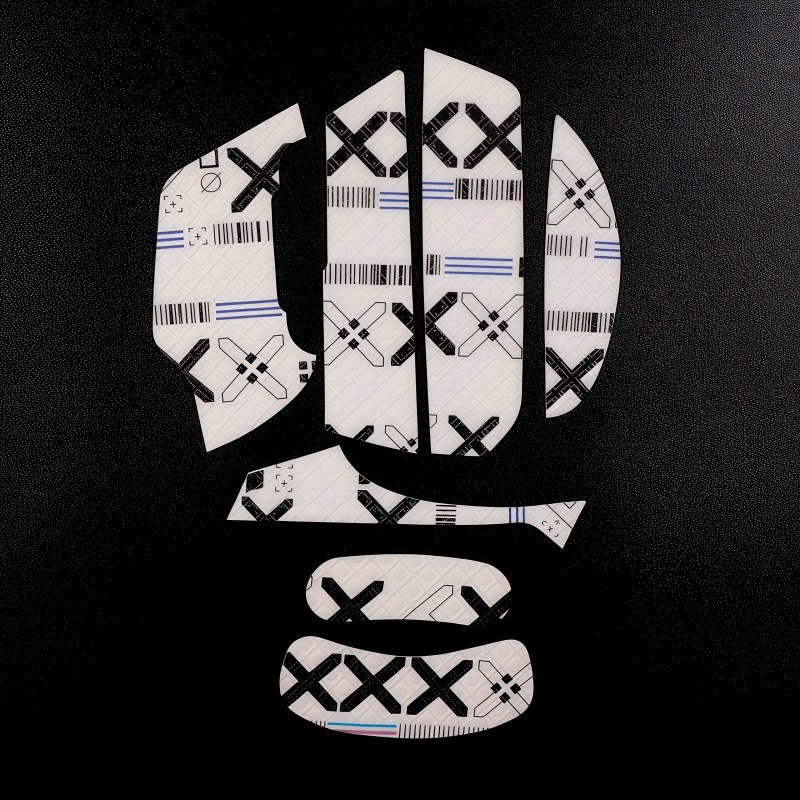 适用狼蛛S12Pro鼠标防滑贴狼蛛S12贴纸PRO鼠标贴防汗吸汗贴 - 图1