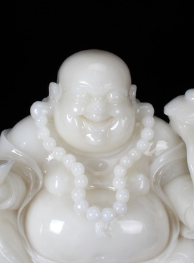 天然阿富汗玉石大号大堂纳福聚财