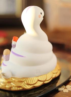 2025蛇年吉祥物新年摆件礼物日式