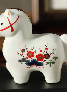 日本进口马年新品摆件祝福礼物