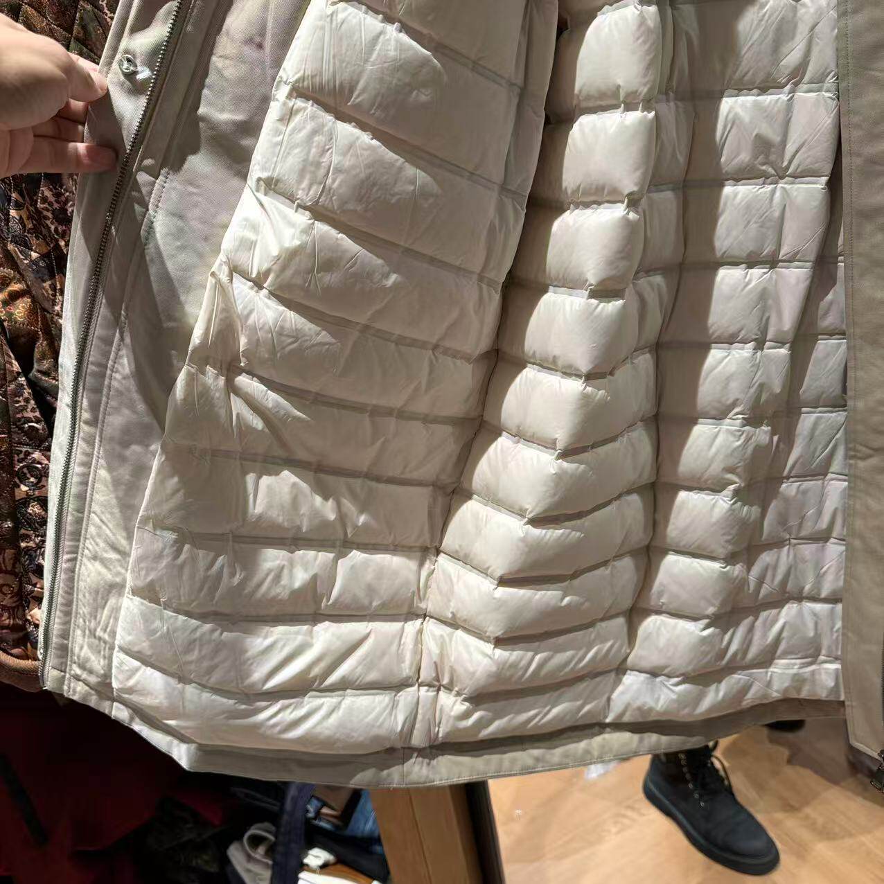 欧洲站2025冬高端欧货水貂毛领系腰带保暖中长款鹅绒大衣潮653-1,淘宝优惠券,粉丝福利购,淘宝优惠卷