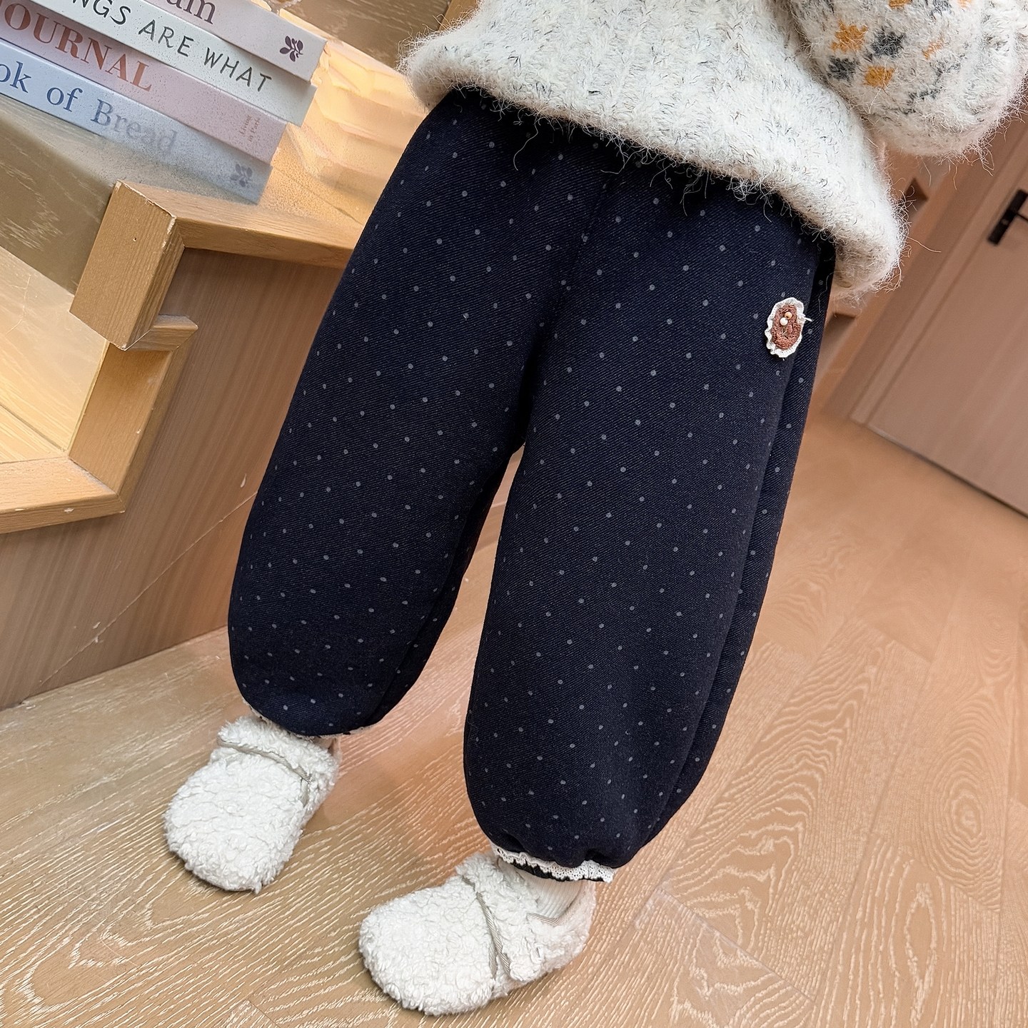 女童超好看加绒裤子冬装2025新款儿童加厚一体绒宝宝一条过冬棉裤,淘宝优惠券,粉丝福利购,淘宝优惠卷