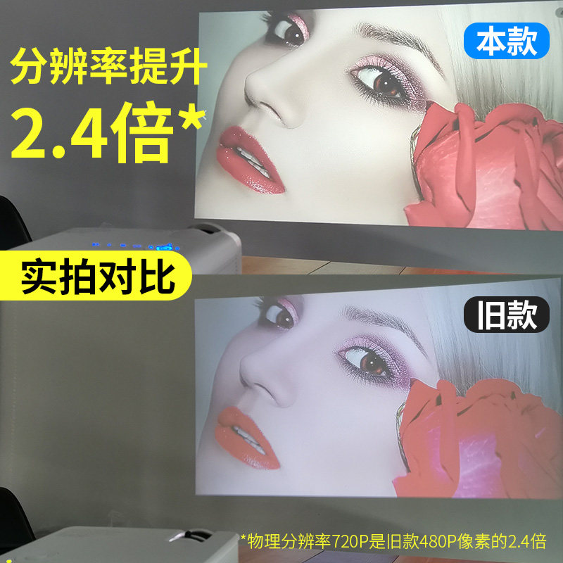 易接a3手机家用便携式办公投影仪 易接投影机