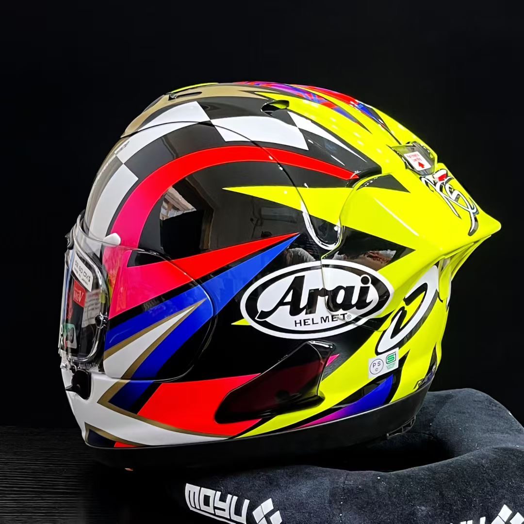 适用于Arai rx7x 史云慈30周年彩绘大尾翼rx7x黑茶镜片 - 图2