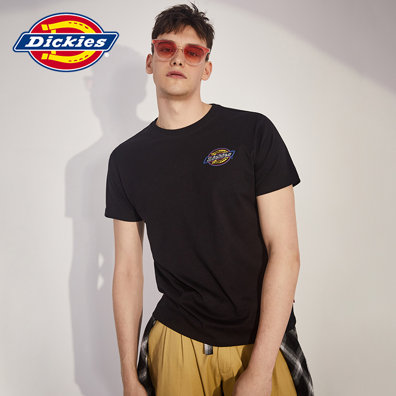Dickies夏季短袖T恤女潮牌全棉舒适透气 XS码合集男女同款半袖T恤 - 图3