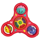 Волчок, крутящаяся электрическая музыкальная ударопрочная игрушка для мальчиков и девочек, можно грызть