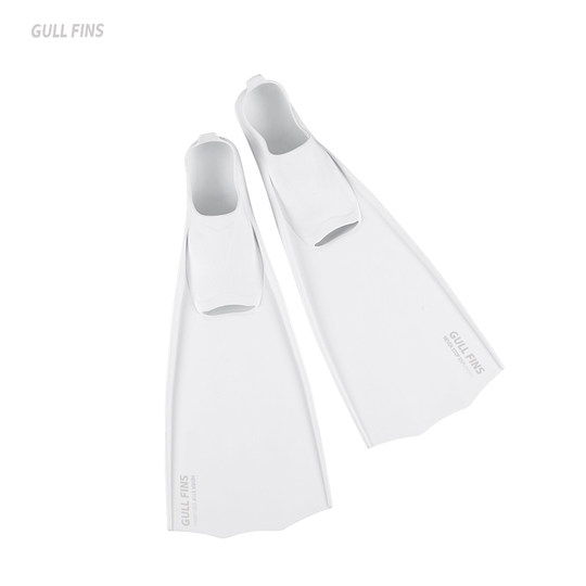 Gull fashion adult white diving soft fins