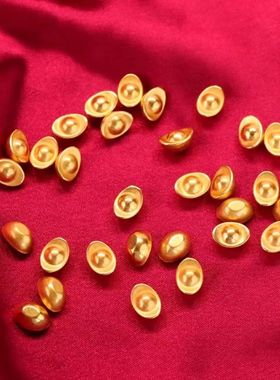 元宝玩具迷你金属材质小玩具算盘元宝金条水桶非真金新款黄金系列