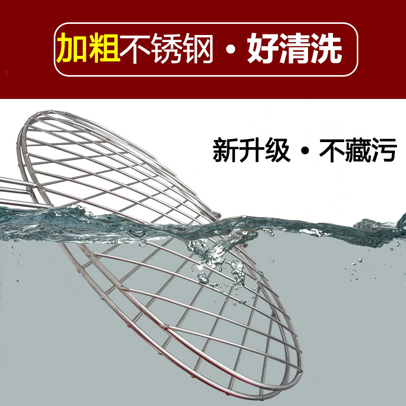 加粗烤鱼夹烧烤用具烧烤夹子网不锈钢烧网夹烤鱼网夹菜工具配件-图2