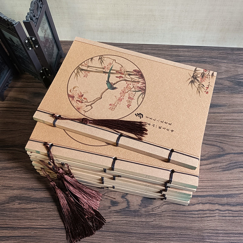 Chinese style thread-bound handmade blank inner pages student supplies