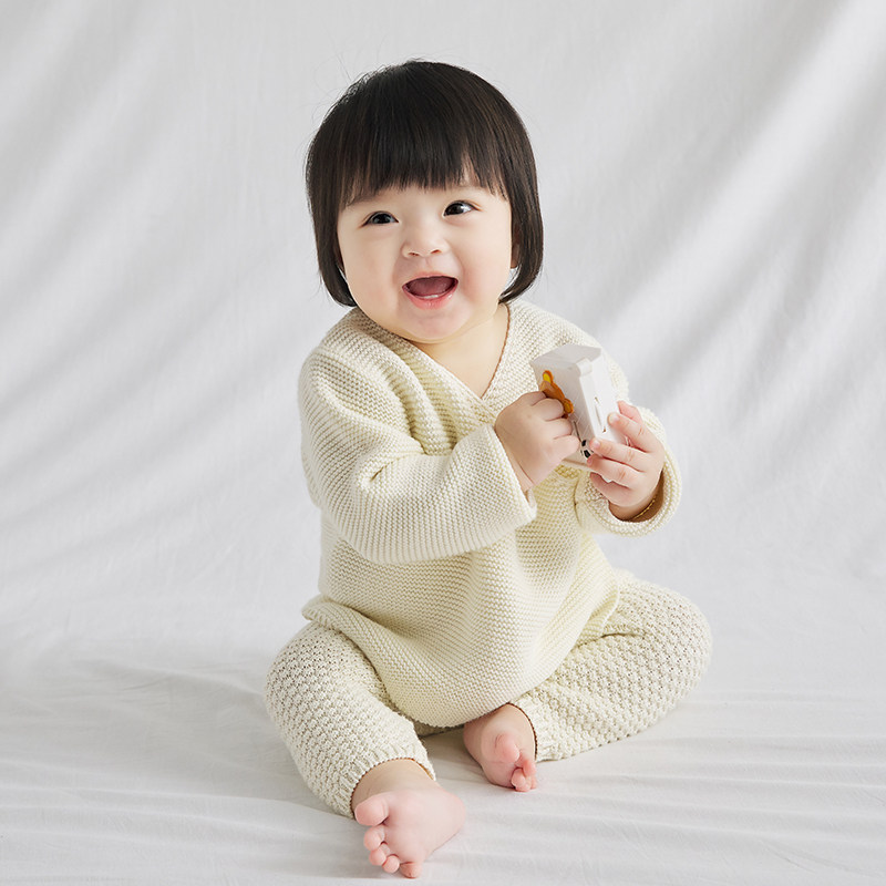 enhenn童装婴儿开衫女宝宝针织毛衣 enhenn毛衣/针织衫