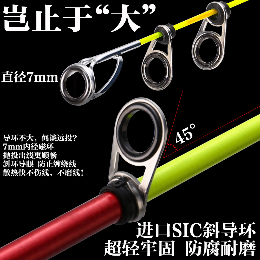 软尾小矶竿夜光梢碳素小继超硬短节超细远投矶钓竿灵敏小爆炸矶竿,淘宝优惠券,粉丝福利购,淘宝优惠卷