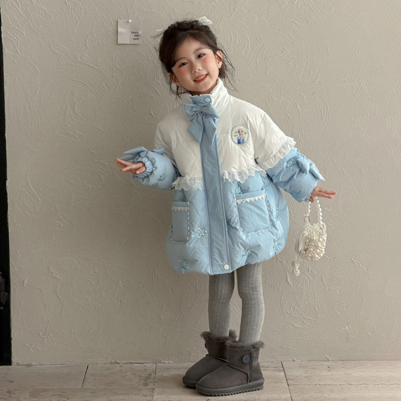 女童羽绒服冬款2025新款洋气女宝宝加厚保暖棉袄儿童冬装棉服外套,淘宝优惠券,粉丝福利购,淘宝优惠卷