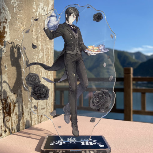 黑执事Black Butler动漫立牌夏尔塞巴斯蒂安格雷尔死神亚克力摆件 - 图3