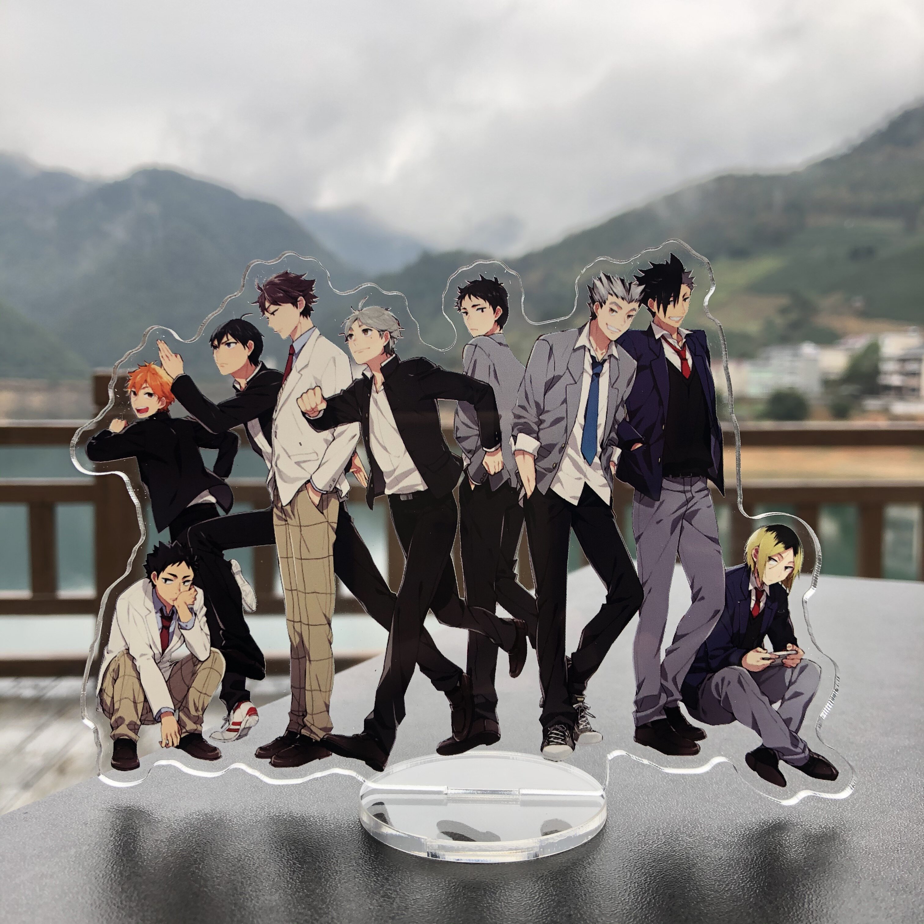 排球少年 排球少年立牌日向翔阳影山飞雄菅原孝支泽村大地动漫立牌摆件 图片价格品牌报价 原仓数据