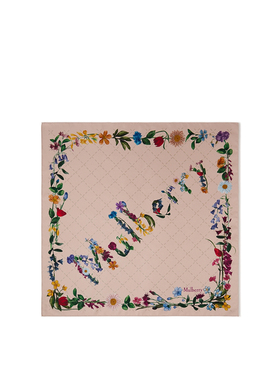 Mulberry野花方巾围巾