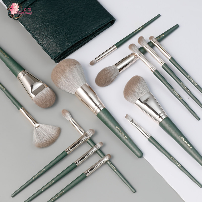 花漾绿云14支化妆刷套装全散粉刷 花漾化妆品化妆刷