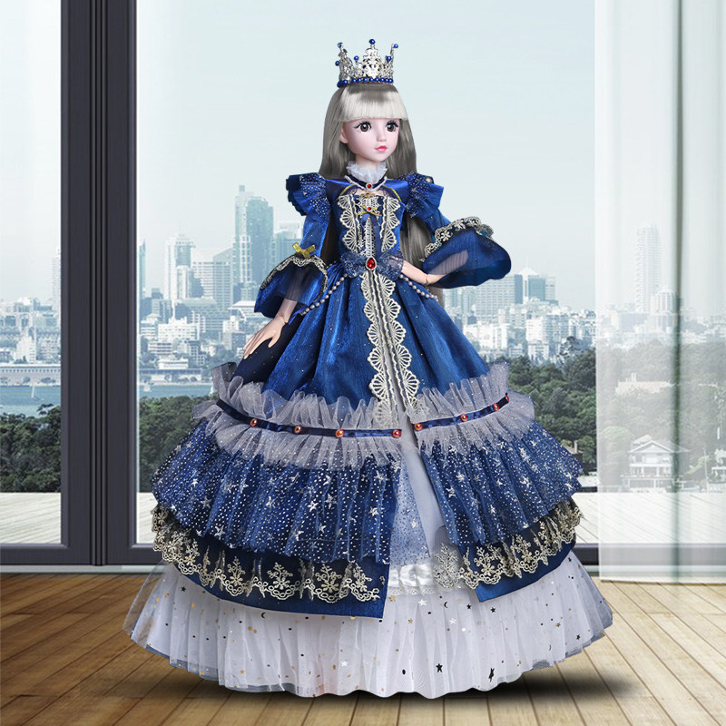 80厘米超大号彤乐芭比洋女孩布娃娃 聚聪娃娃/配件