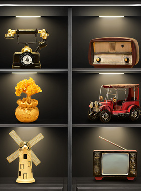 众盟树脂酒柜摆件复古