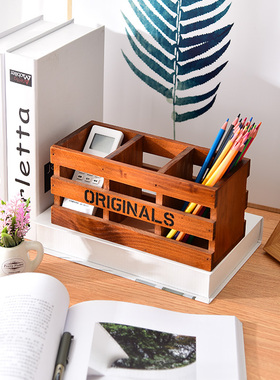 杂物zakka三格空调遥控整理摆件