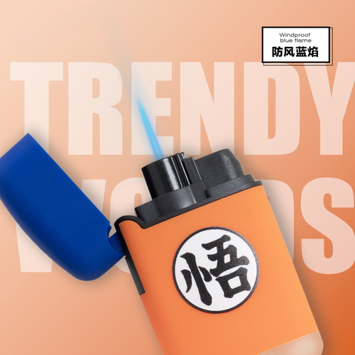 ZENGAZ英伽潮文字充气体蓝焰防风打火机创意潮玩稀奇古怪耐用雪茄 - 图3