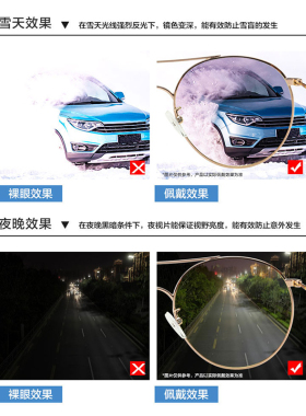 绿叶爱生活变色夜视金属偏光镜