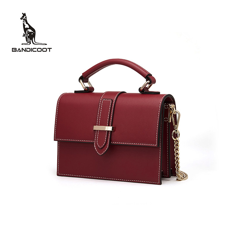 袋鼠2020新款潮秋冬小方包斜挎包包 bandicoot女士包袋